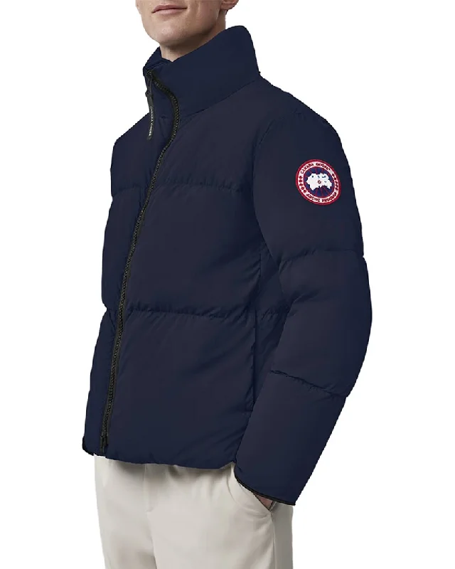 Men's wrinkle-resistant field jacket-Canada Goose Lawrence Down Puffer Jacket