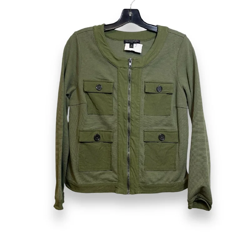 Men's antibacterial utility jacket-Jacket Other By Banana Republic O In Olive, Size: M