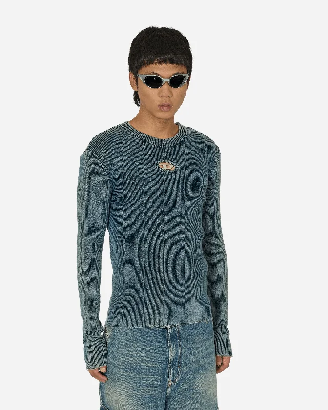 Men's UV-protection t-shirt-Oval D Cut-Out Sweater Blue