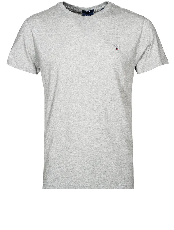 Men's fashion-forward t-shirt-Original T-Shirt Light Grey Melange