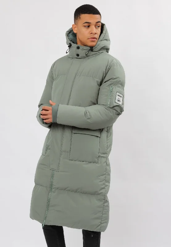 Men's sporty raincoat-EXPLORER PARKA MOSS