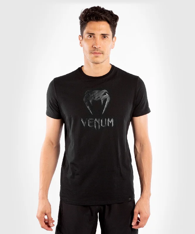 Men's silky-soft t-shirt-Venum Classic T-shirt - Black/Black