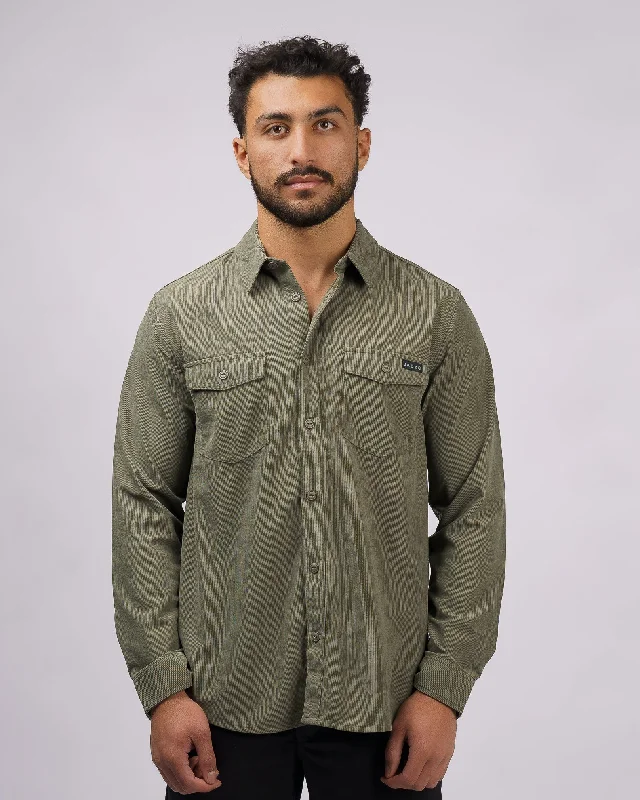 Men's tech-fabric dress wear shirt-Tazi Flannel