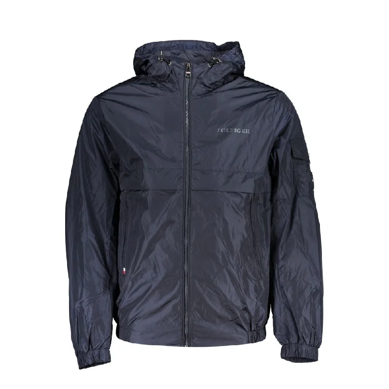 Men's comfortable utility jacket-Tommy Hilfiger  Nylon Men's Jacket