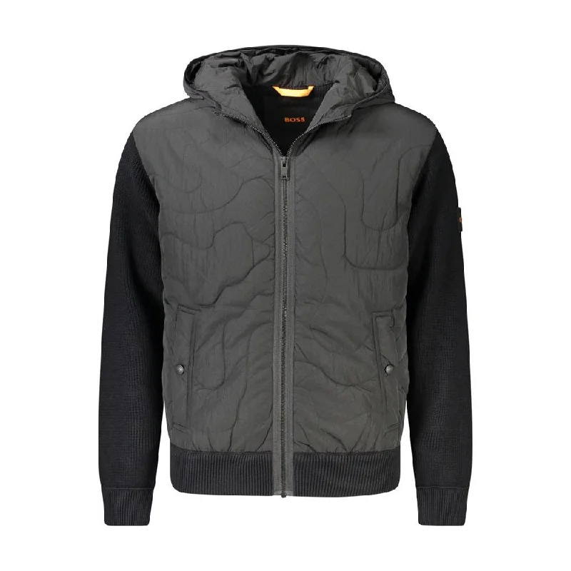 Men's sustainable utility jacket-Hugo Boss Cotton Men's Jacket