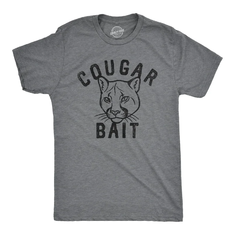 Men's vintage wash t-shirt-Cougar Bait Men's T Shirt