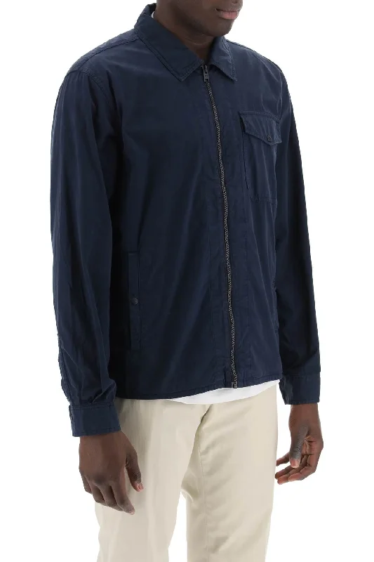 Men's summer bomber-Woolrich Cotton Overshirt