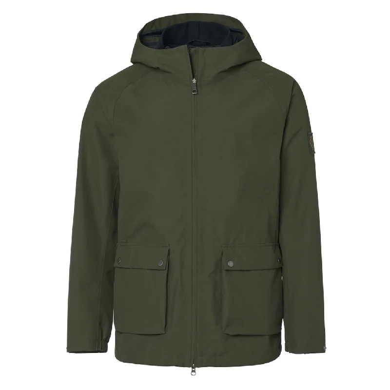 Men's lightweight bomber jacket-Chevalier Fractus Chevalite Rain Jacket Dark Green