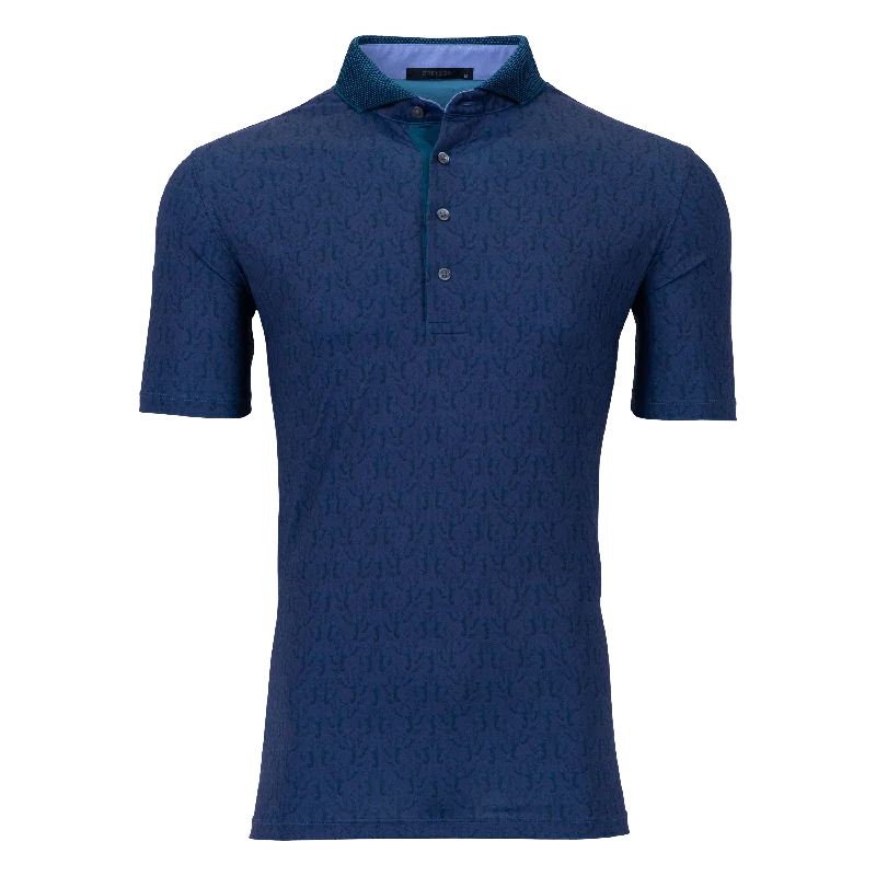 Men's relaxed fit casual polo shirt-Seawolf Polo