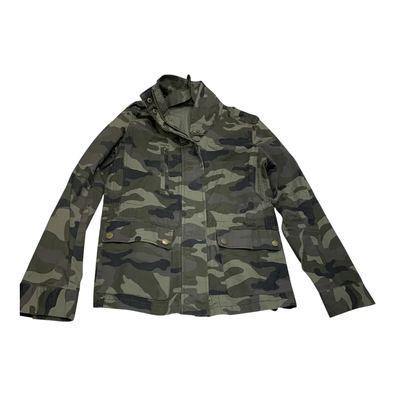 Men's high-performance utility jacket-Jacket Utility By Love Tree In Camouflage Print, Size: M