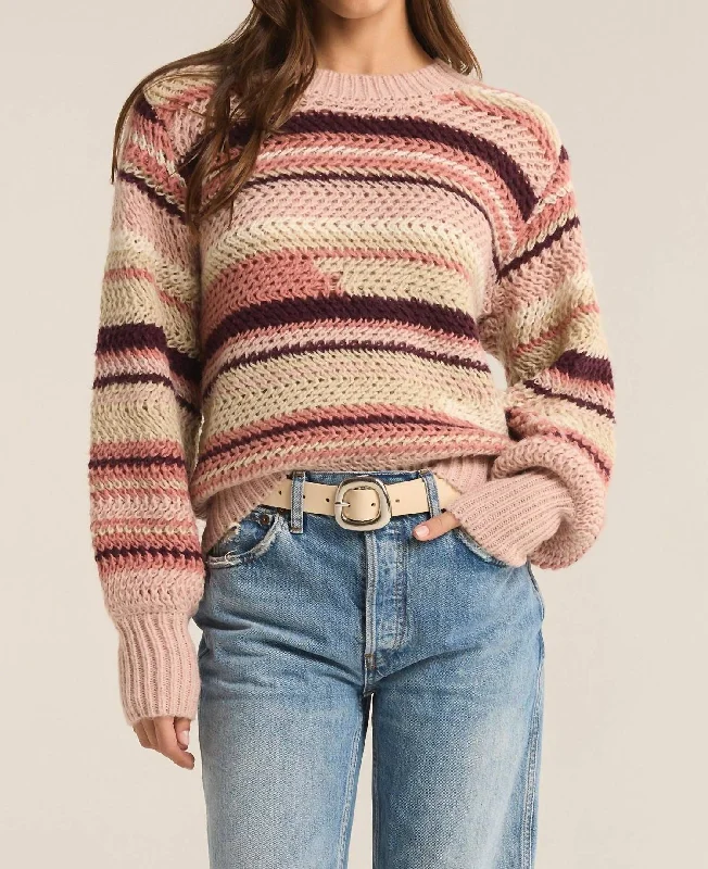 Men's ethical sweater-Asheville Stripe Sweater