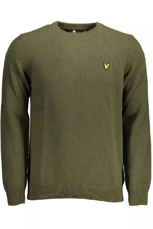 Men's mohair sweater-Lyle & Scott Elegant  Wool Blend Men's Sweater