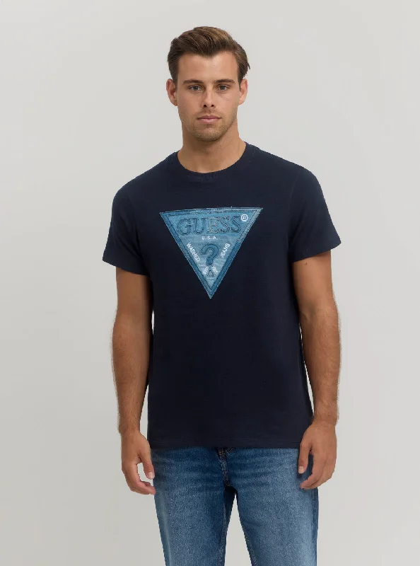 Men's classic fit t-shirt-Eco Blue Short Sleeve T-Shirt