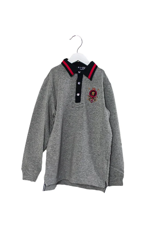 Men's summer travel polo shirt-Nicholas & Bears Long Sleeve Polo 10Y