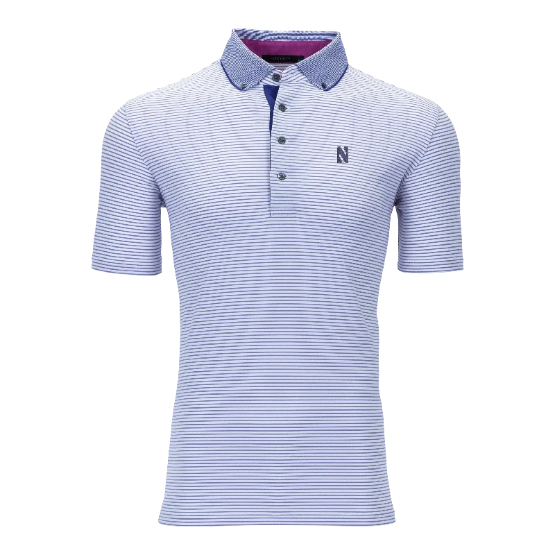 Men's breathable golf polo shirt-Northwestern Sahalee Polo