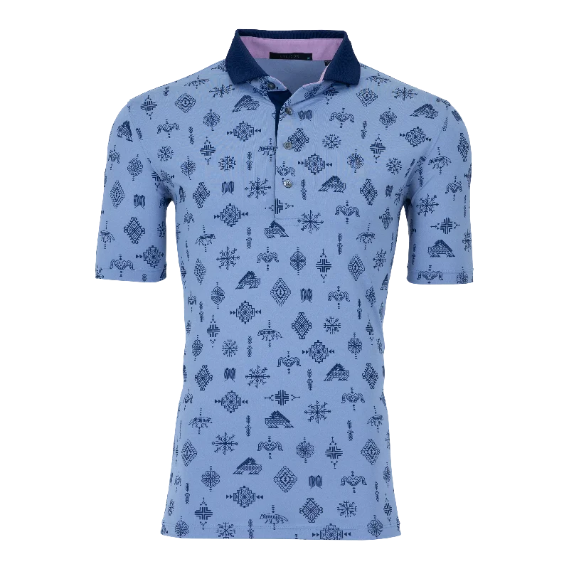 Men's performance office polo shirt-Woven Spirits Polo