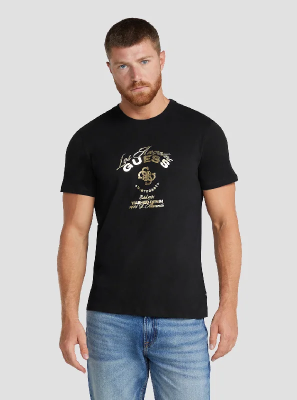 Men's super-soft jersey t-shirt-Black Westcoast Logo T-Shirt