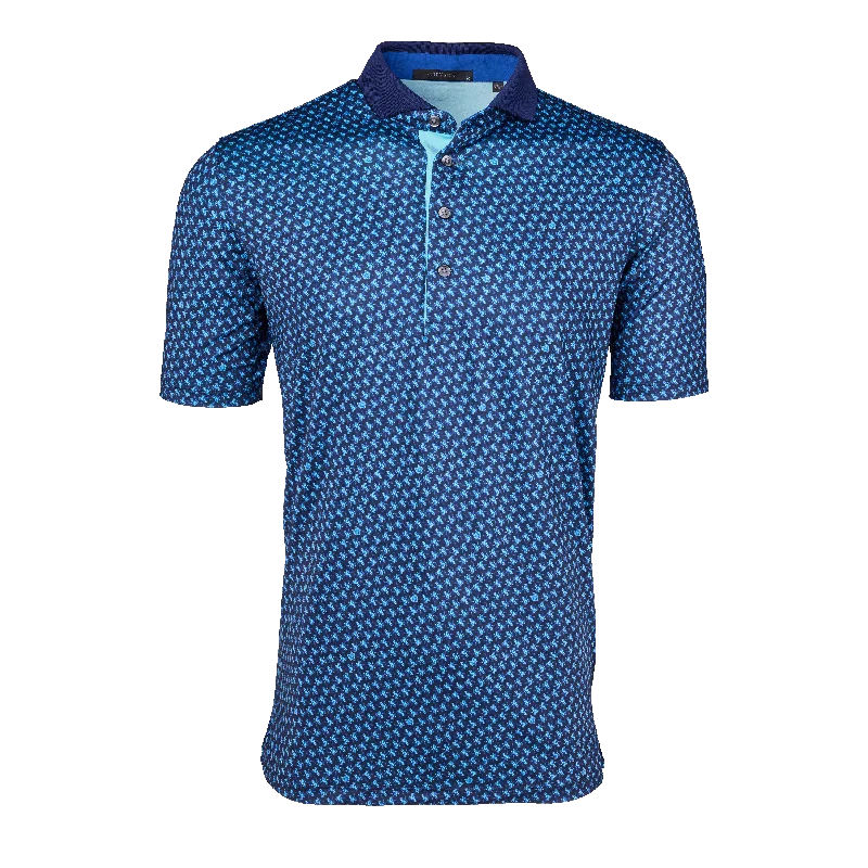 Men's non-iron travel polo shirt-Poison Dart Polo