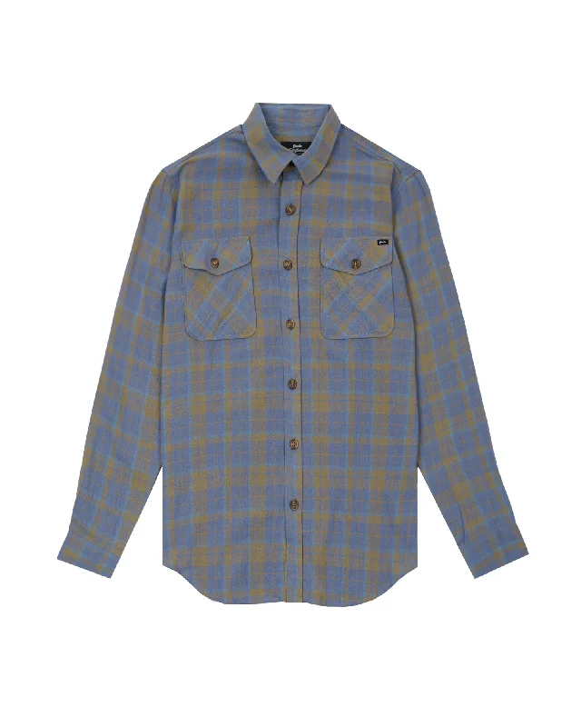 Men's fashion-forward dress shirt-Sesame Flannel