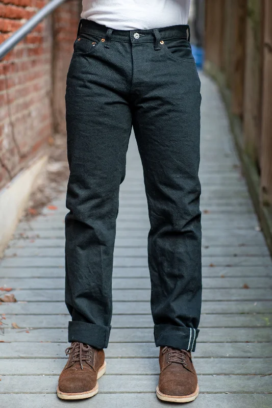 Men's comfortable casual pants-Samurai S710NBKII - Slim Straight Black