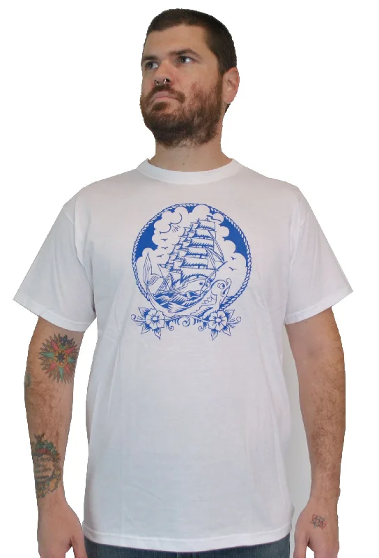 Men's UV-protection t-shirt-Tall Ship M-186