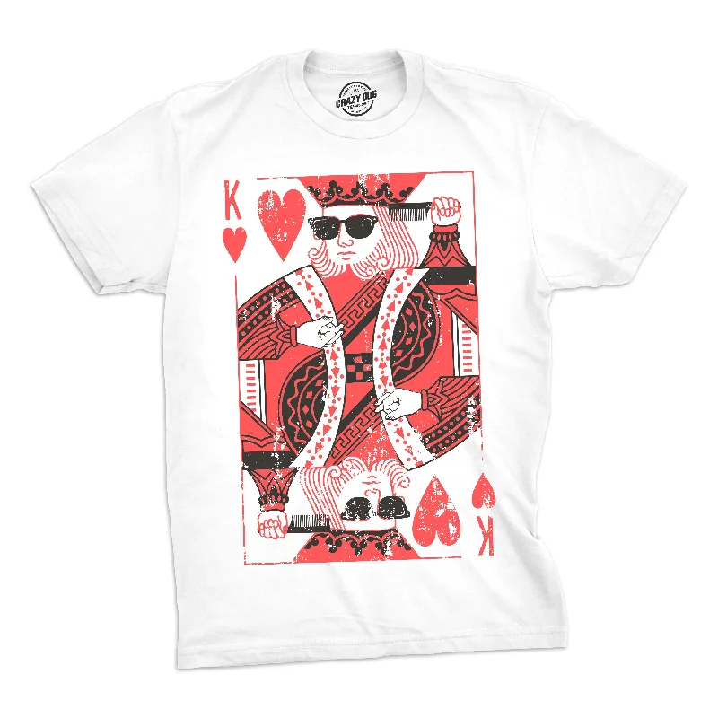 Men's classic fit t-shirt-King Of Hearts Men's T Shirt