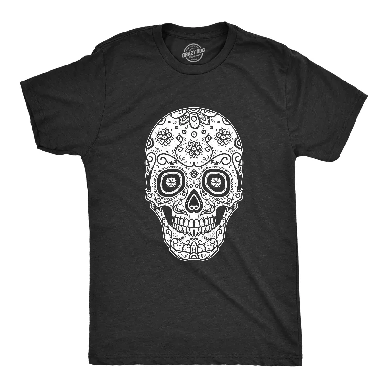 Men's moisture-control t-shirt-Sugar Skull Cinco De Mayo Men's T Shirt