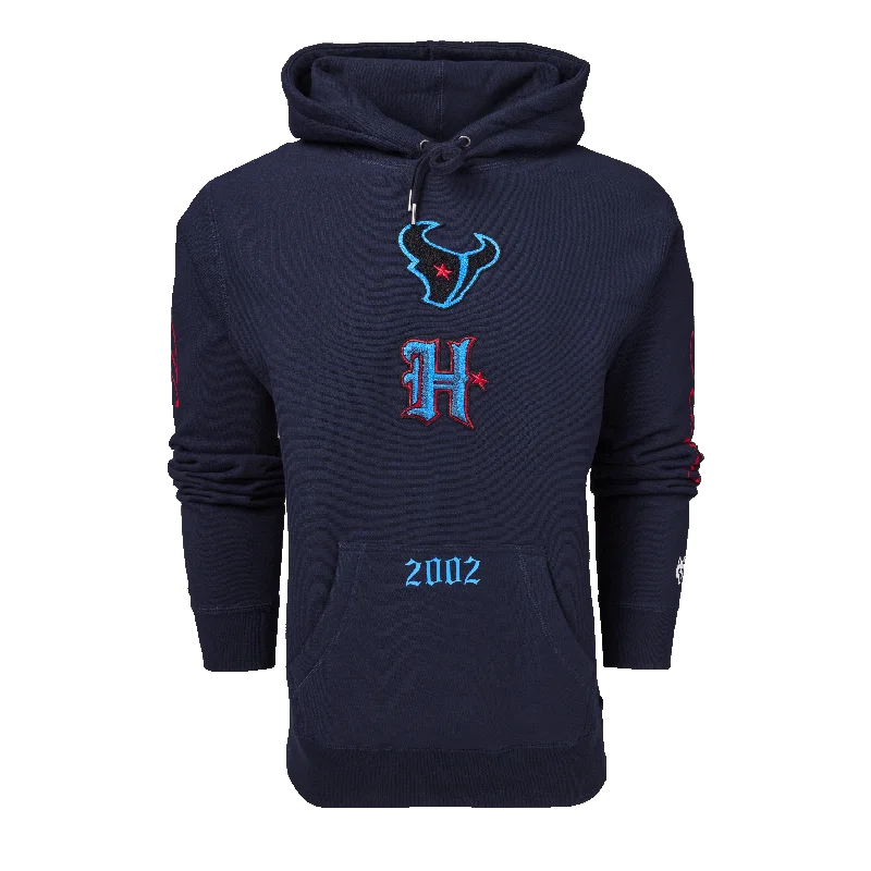 Men's relaxed fit hoodie-Houston Texans Fireside Hoodie