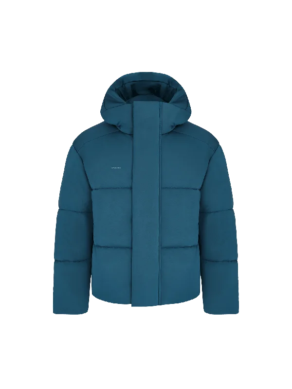 Men's fashion-forward fleece-Men’s Flower-Warmth Recycled Nylon Puffer—storm blue