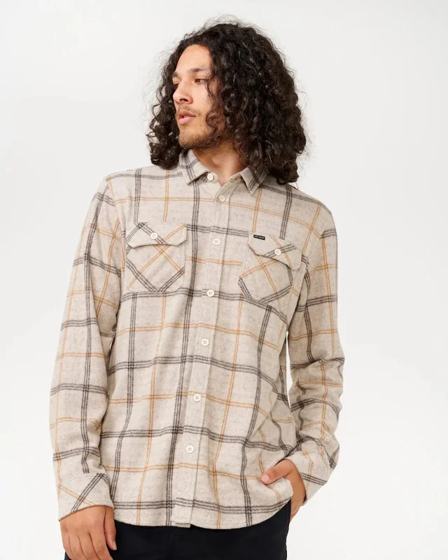 Men's modern dress shirt-Grid L/S Shirt