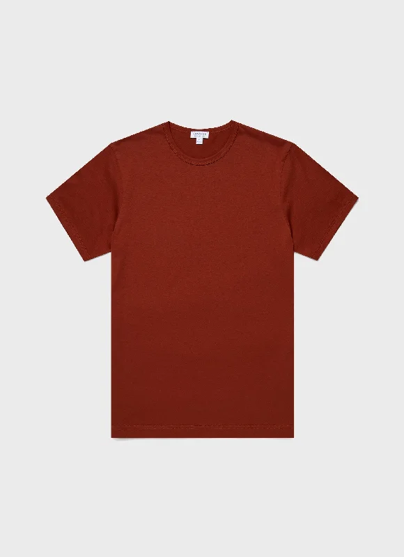 Men's vintage wash t-shirt-Men's Classic T-shirt in Dark Clay