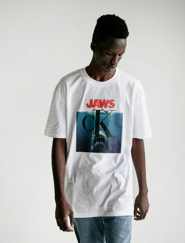 Men's hand-painted t-shirt-Jaws T-Shirt