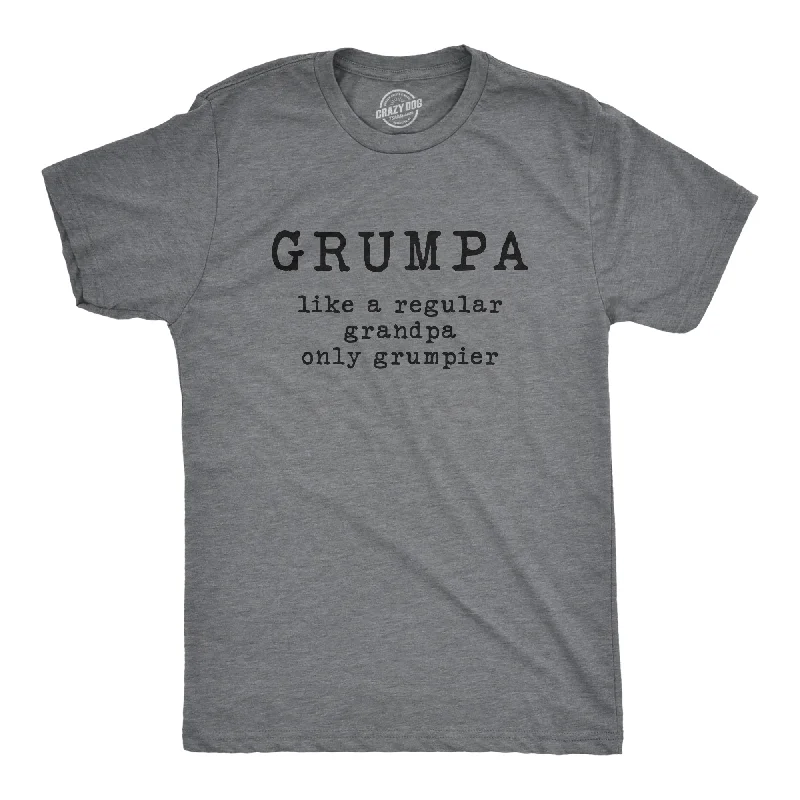 Men's longline t-shirt-Grumpa Men's T Shirt