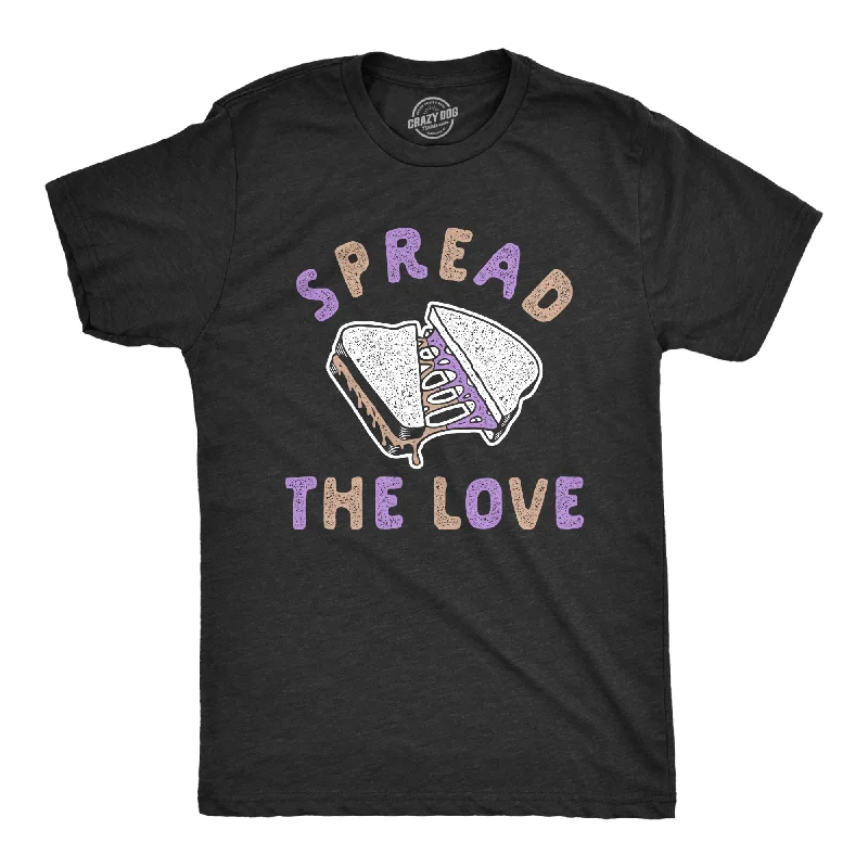 Men's relaxed fit t-shirt-Spread The Love PBJ Men's T Shirt