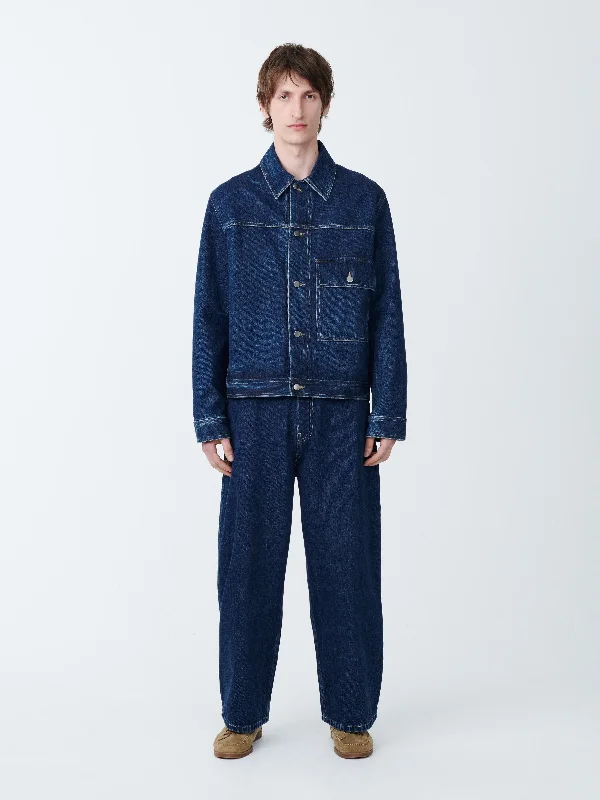 Men's ultra-light travel pants-Paolo Denim Pant in Indigo Wash