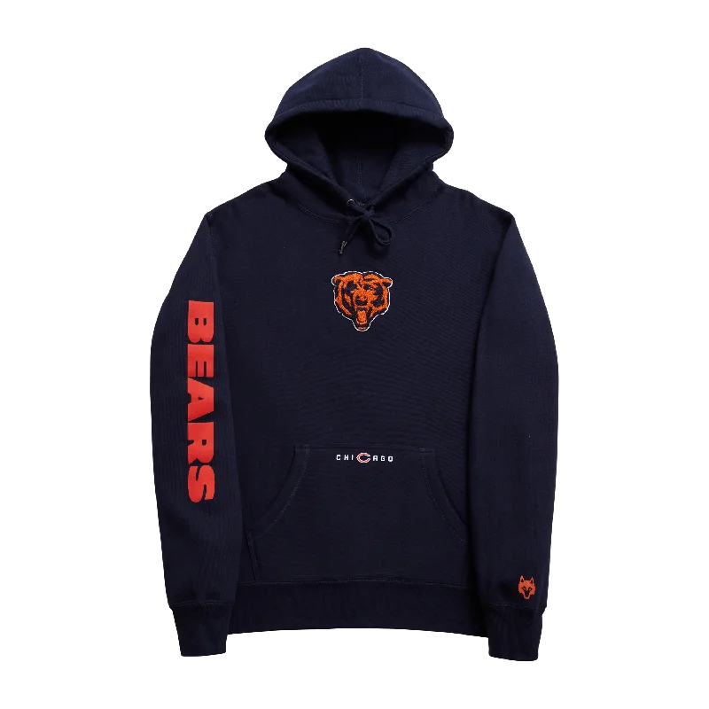 Men's casual hoodie-Chicago Bears Fireside Hoodie