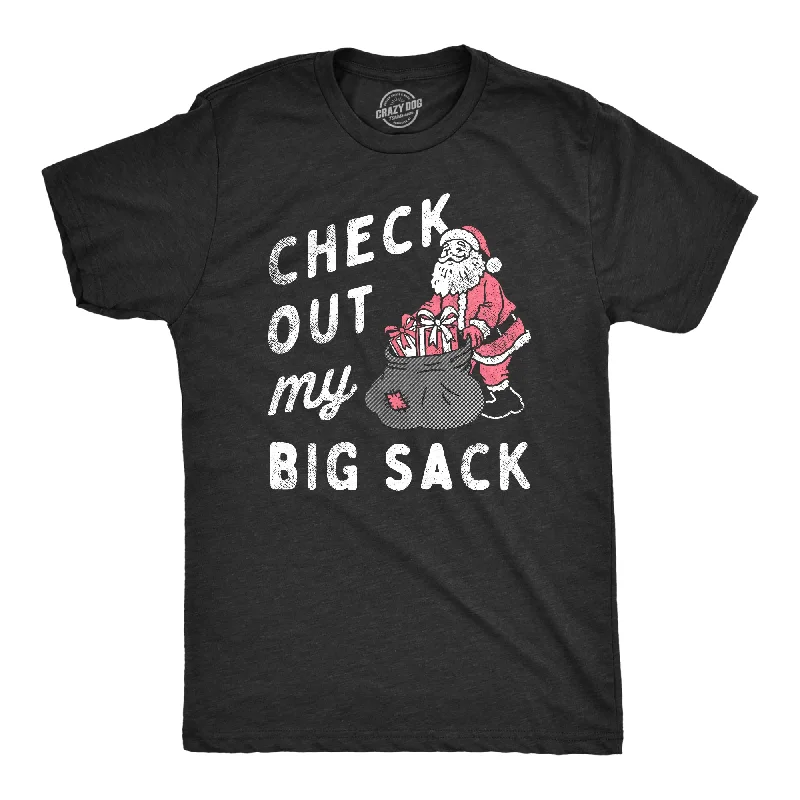 Men's thermoregulating t-shirt-Check Out My Big Sack Men's T Shirt