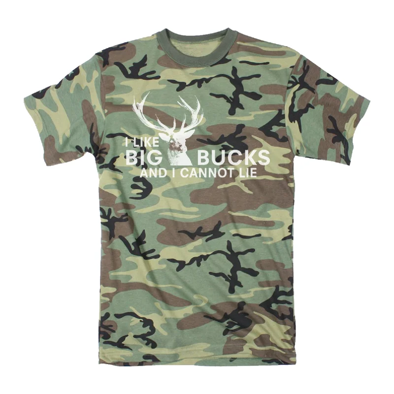 Men's lightweight travel t-shirt-I Like Big Bucks Men's T Shirt