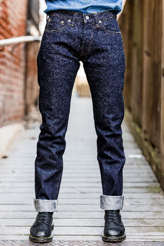 Men's tech-inspired casual pants-Samurai S0511XXII 15oz Otokogi Selvedge Slim Tapered - One Wash