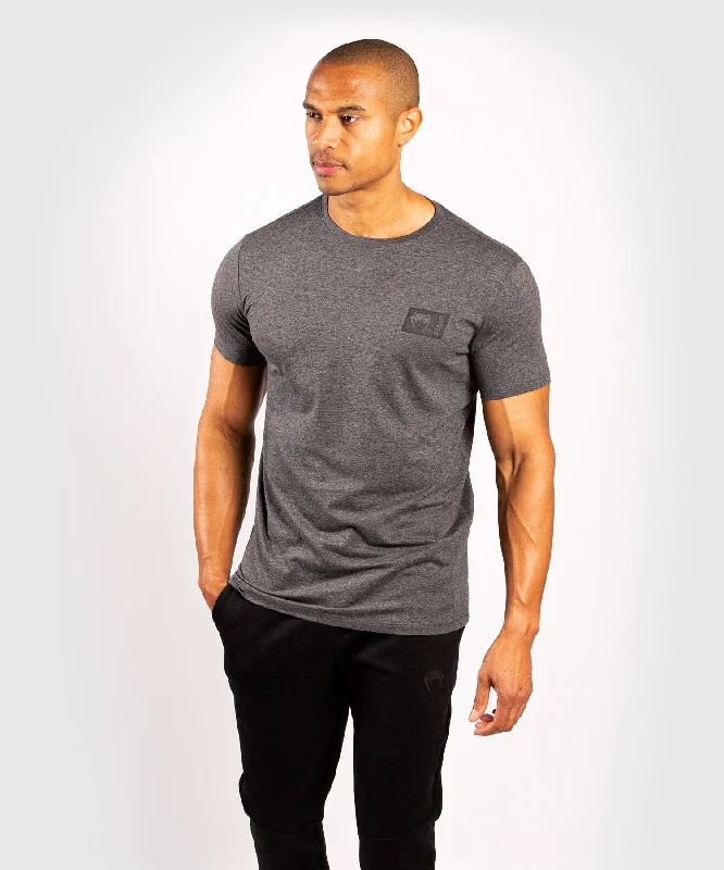 Men's silky-soft t-shirt-Venum Stamp T-Shirt - Dark Heather Grey