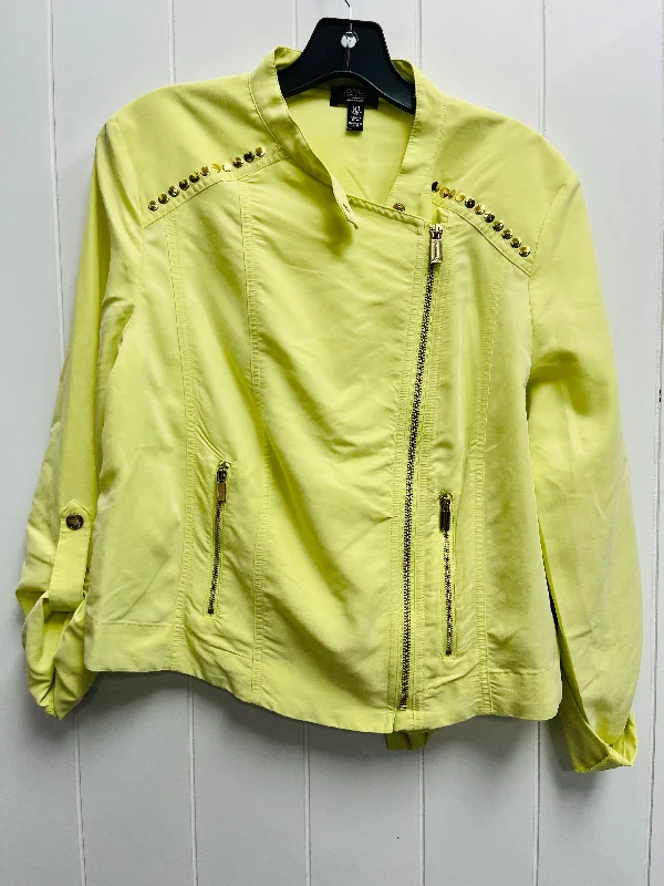 Men's modern field coat-Jacket Other By Jones New York In Yellow, Size: M