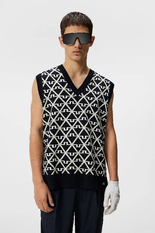 Men's durable knitwear-Elian Knitted Vest