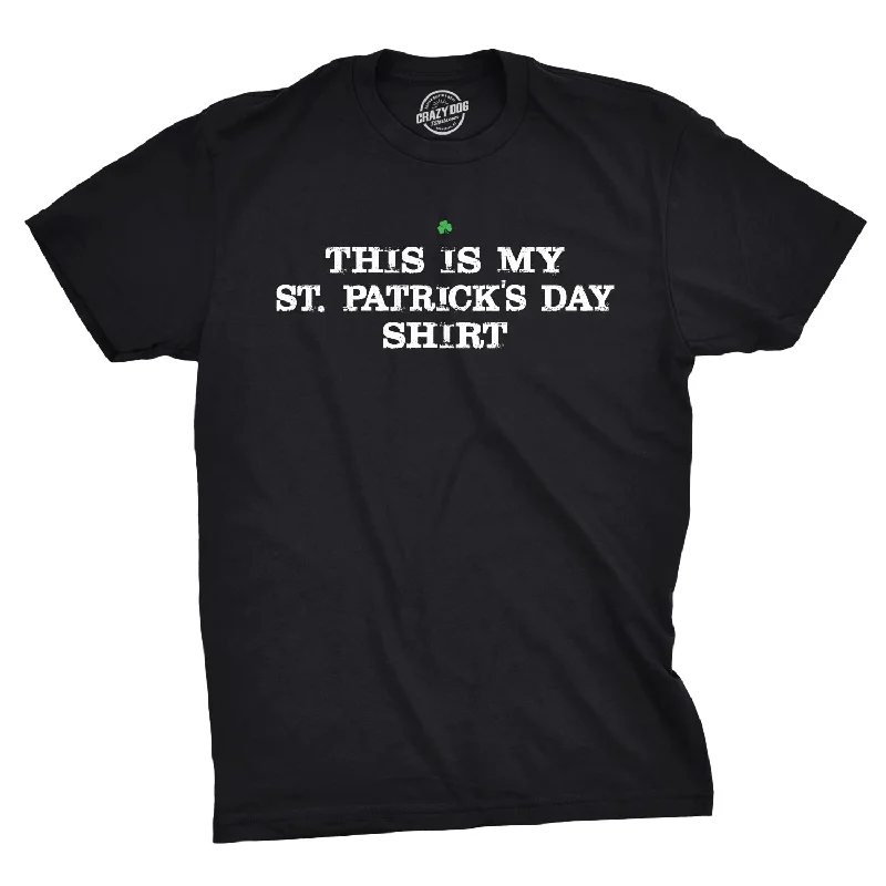 Men's athletic performance t-shirt-This Is My St. Patrick's Day T-Shirt Men's T Shirt