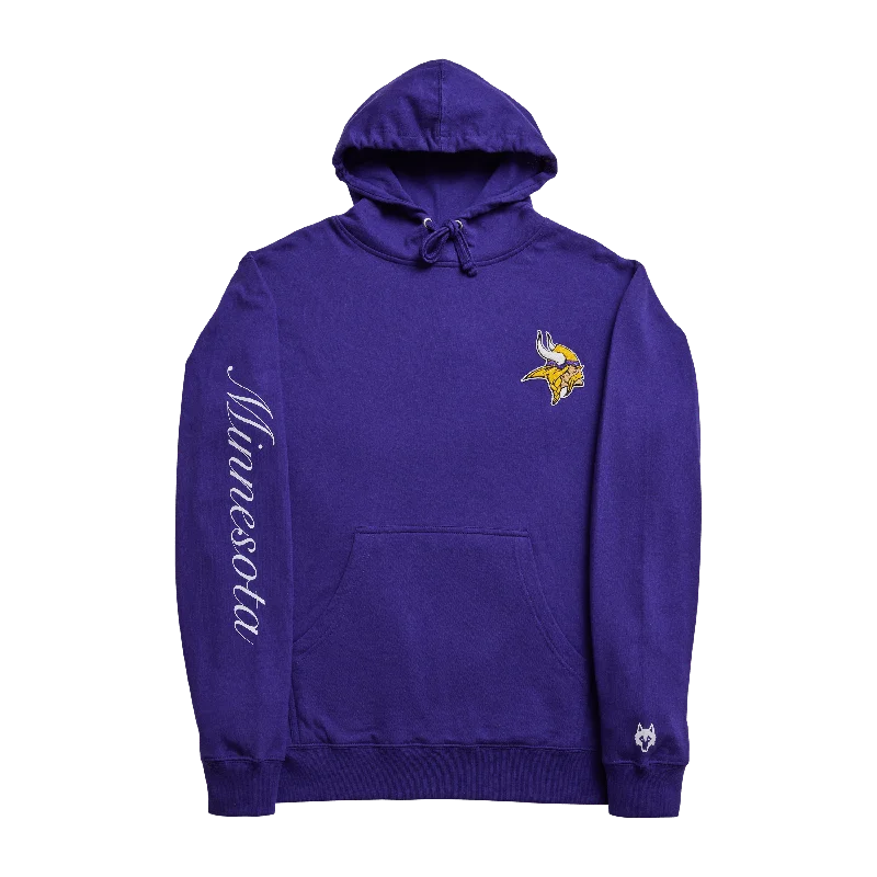 Men's antibacterial hoodie-Minnesota Vikings Lightweight Hoodie