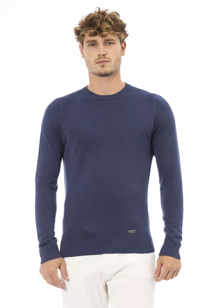 Men's plain sweater-Baldinini Trend Modal Men Men's Sweater