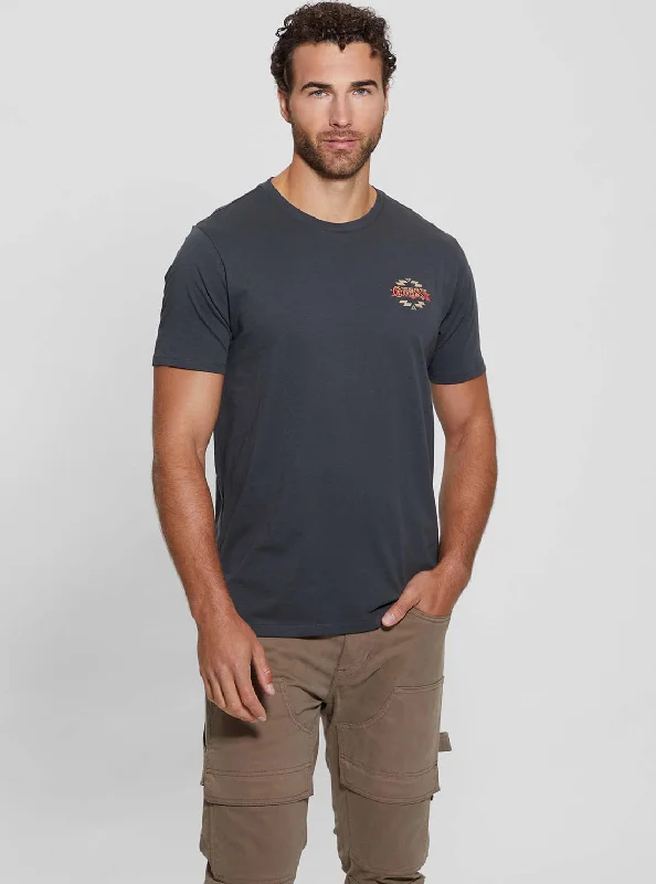 Men's super-soft jersey t-shirt-Grey Santa Fe T-Shirt