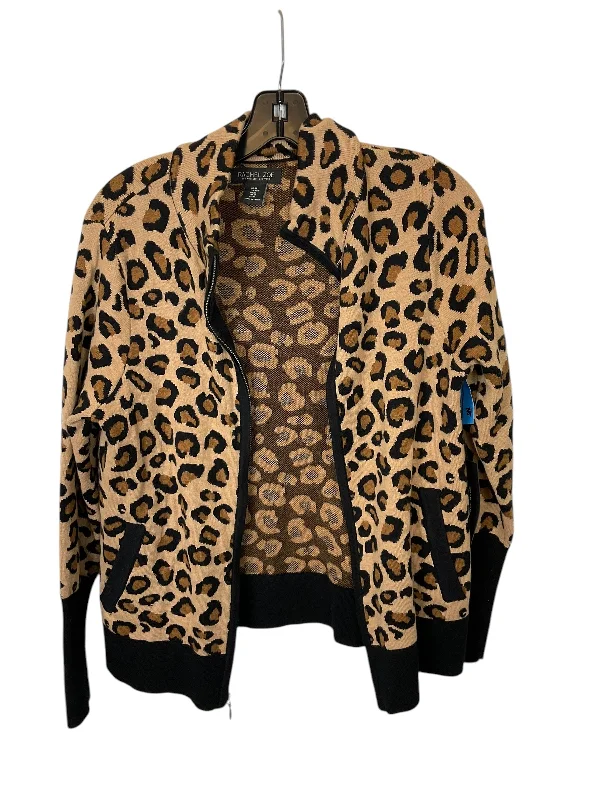 Men's fashion-forward fleece-Jacket Other By Rachel Zoe In Animal Print, Size: M