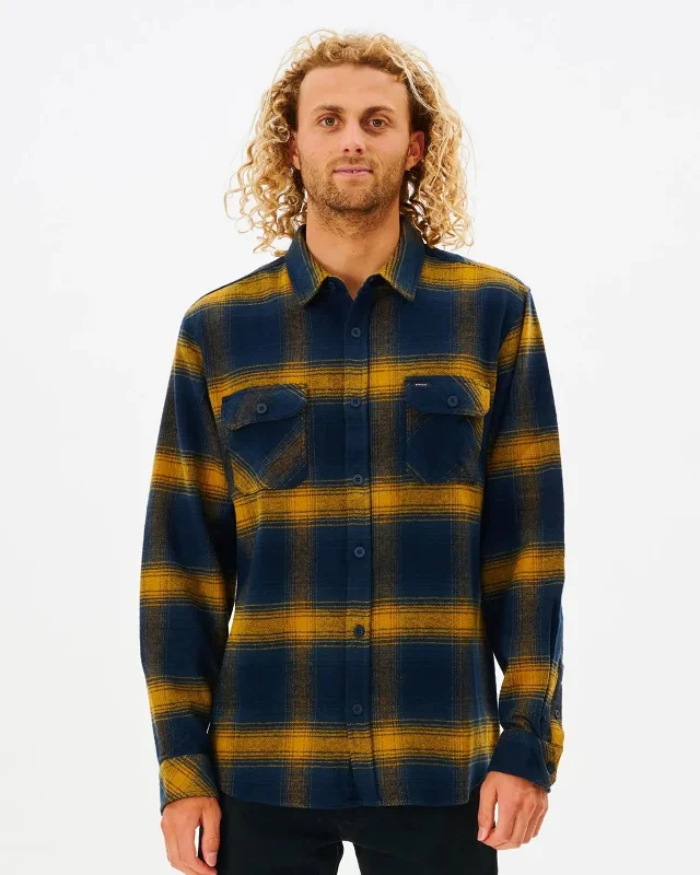 Men's eco-conscious gym wear shirt-Count Flannel Shirt