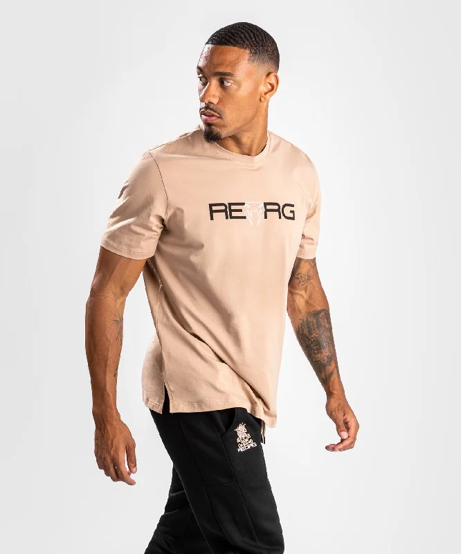 Men's longline t-shirt-Venum Reorg T-Shirt - Sand