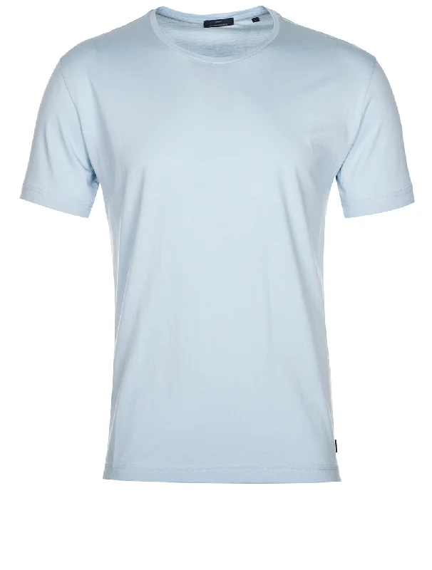 Men's classic fit t-shirt-Pima Cotton T Shirt Blue